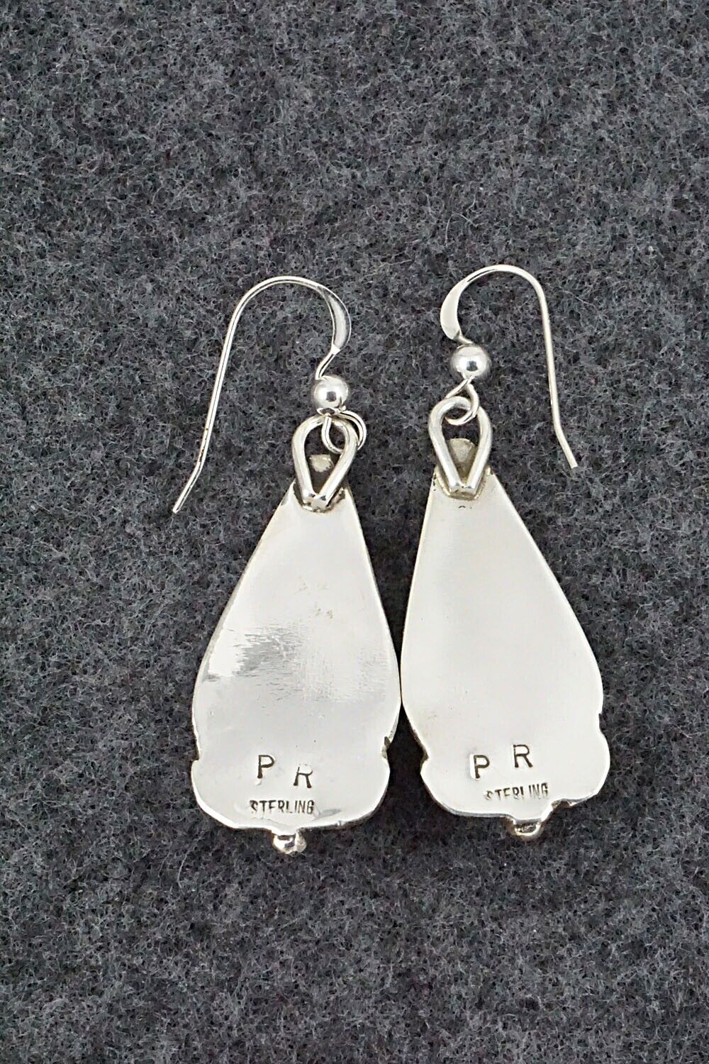 Turquoise and Sterling Silver Earrings - Priscilla Reeder