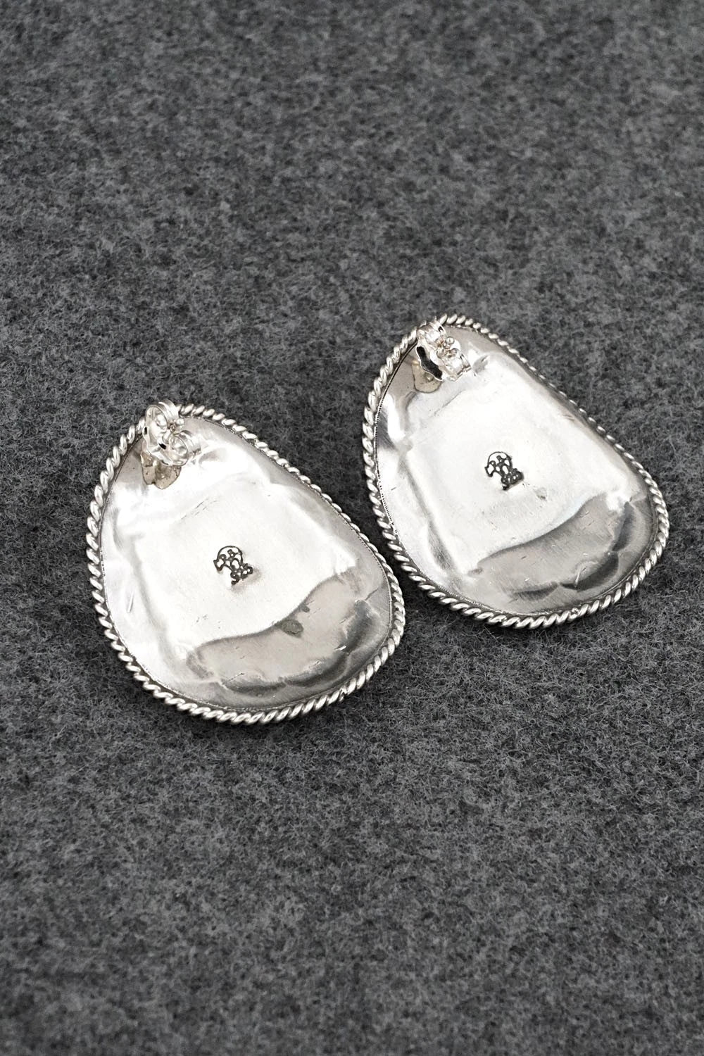 Turquoise & Sterling Silver Earrings - Bobby Platero