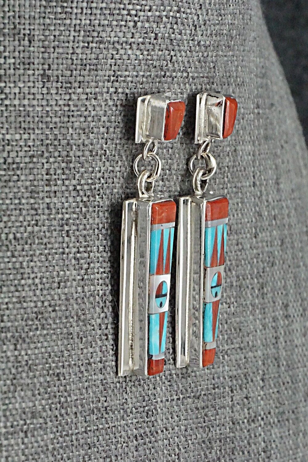 Multi-Stone & Sterling Silver Earrings - Patty Edaakie