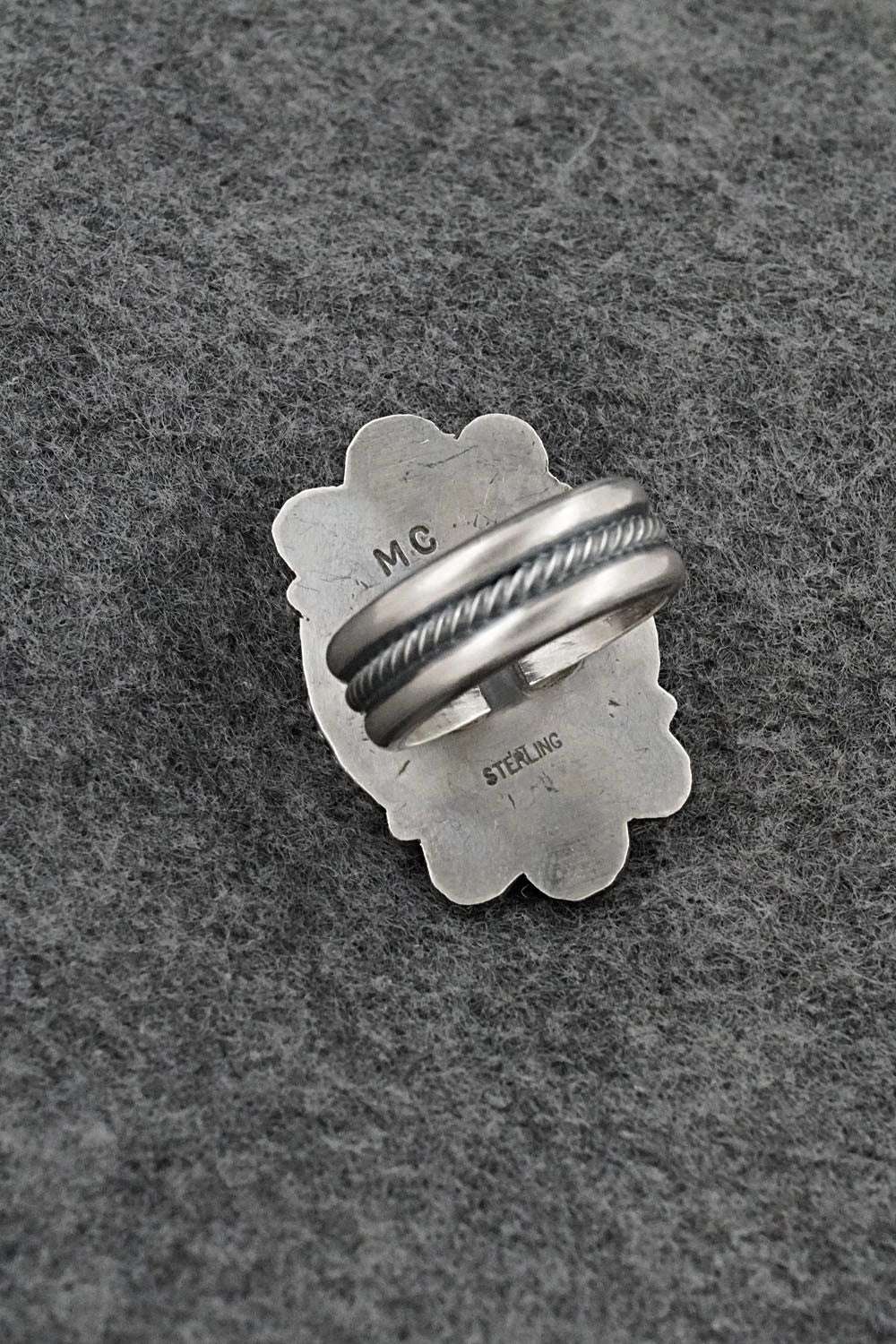 Turquoise & Sterling Silver Ring - Michael Calladitto - Size 7