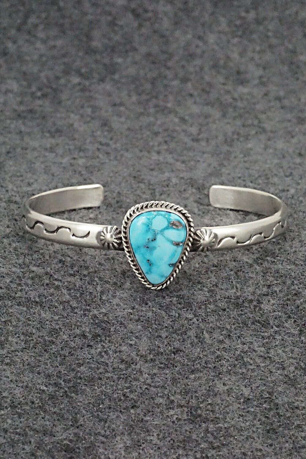 Turquoise & Sterling Silver Bracelet - Samuel Yellowhair