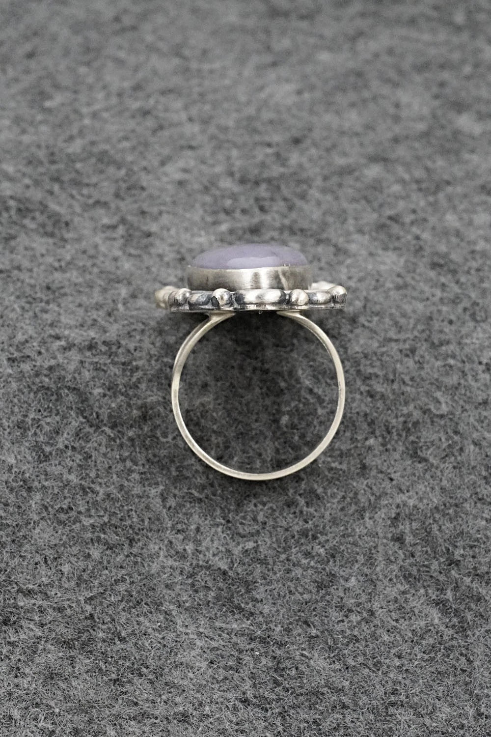 Morado & Sterling Silver Ring - Darrin Livingston - Size 8.5