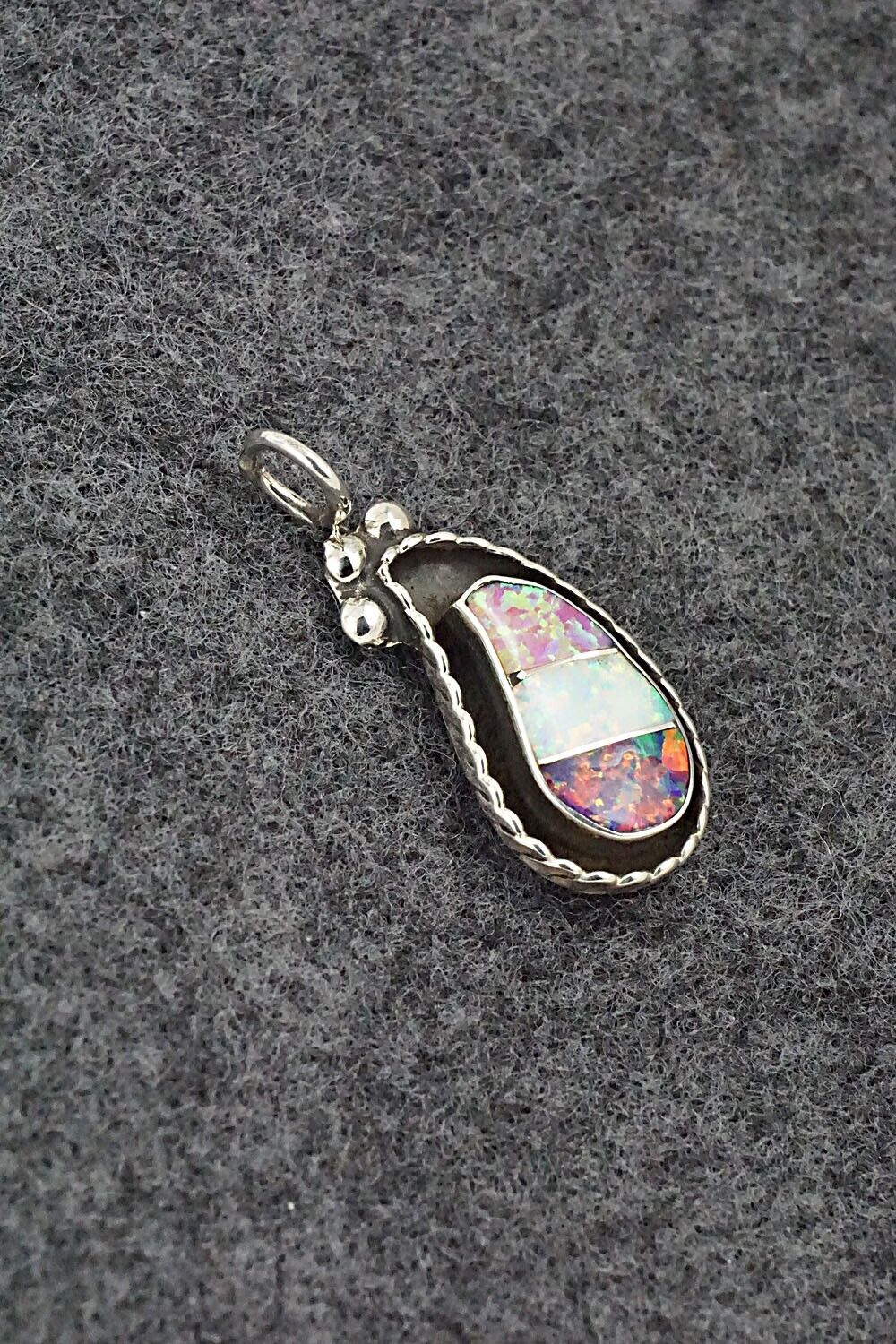 Opalite & Sterling Silver Pendant - Susie Lowsayatee