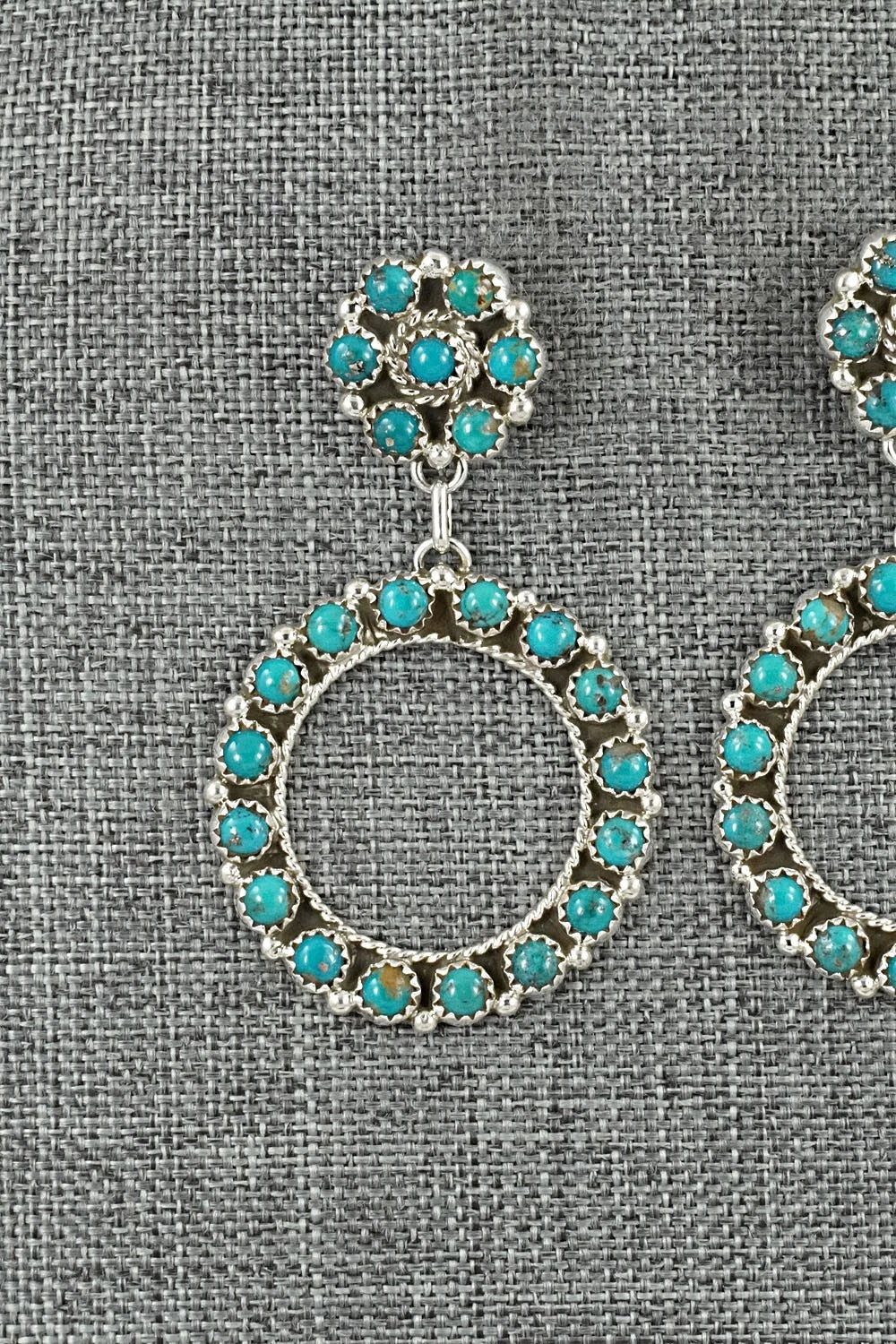Turquoise & Sterling Silver Earrings - Aaron Davis