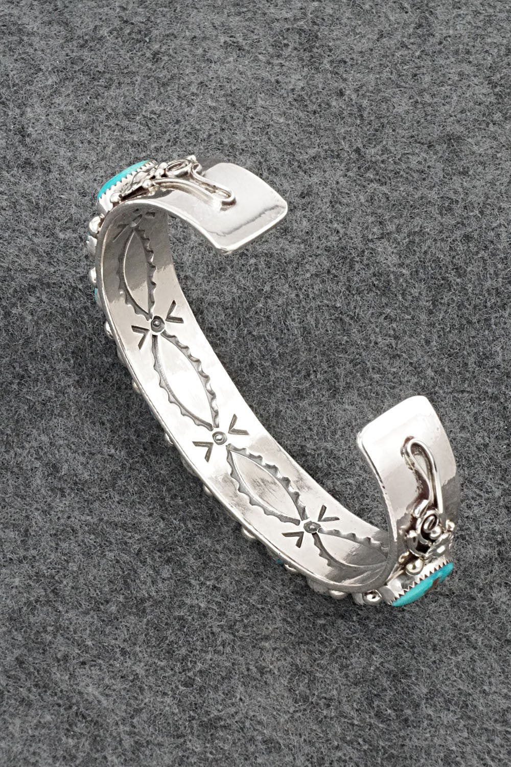 Turquoise & Sterling Silver Bracelet - Anthony Brown
