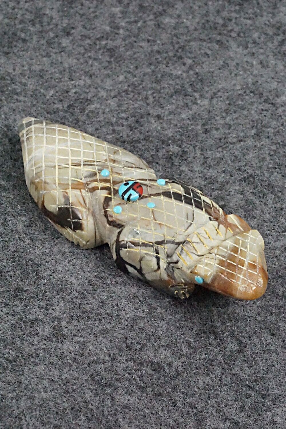 Lizard Zuni Fetish Carving - Danette Laate