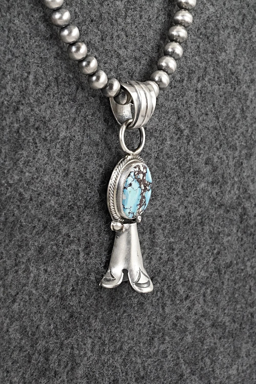Turquoise & Sterling Silver Necklace - Sharon McCarthy