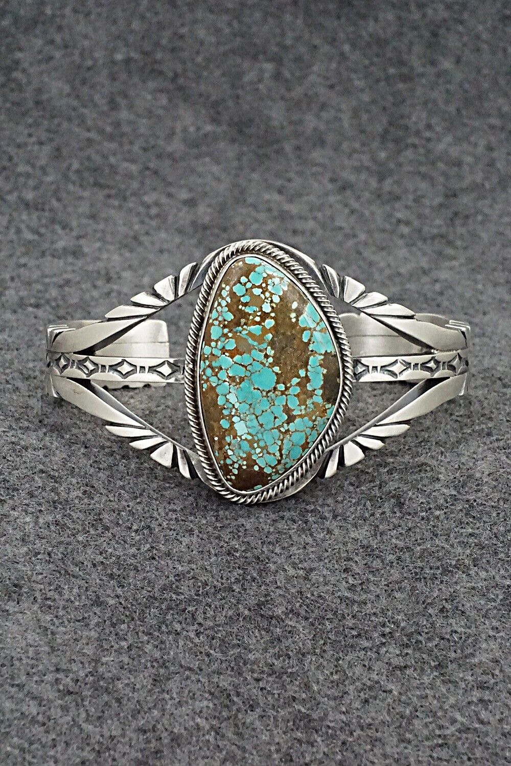 Turquoise & Sterling Silver Bracelet - Mark Yazzie