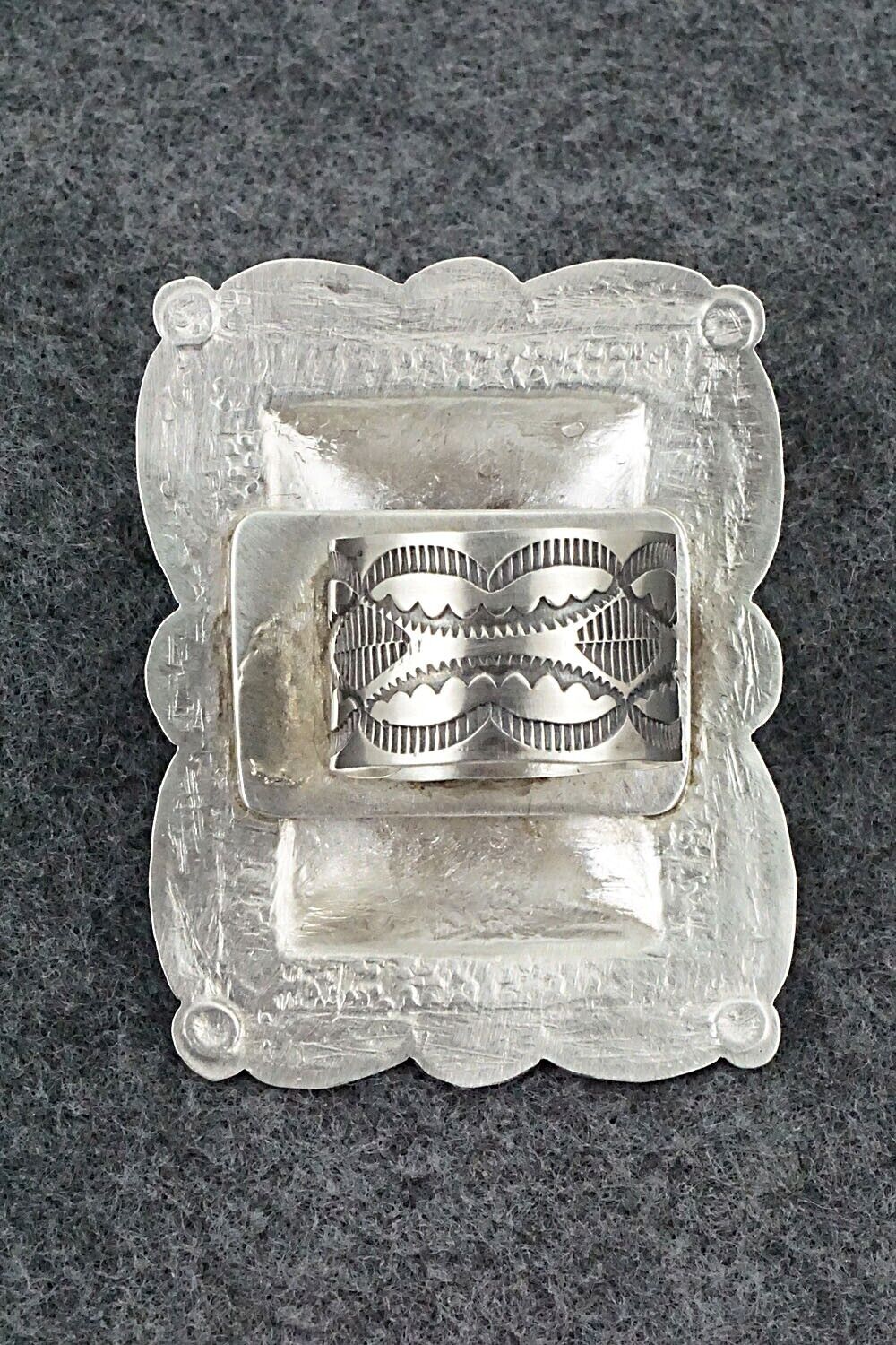 Sterling Silver Ring - Leander Tahe - Size 9 Adj.