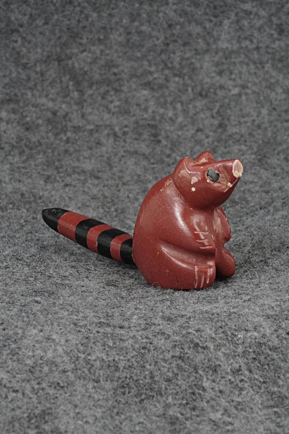 Raccoon Zuni Fetish Carving - Justin Red Elk