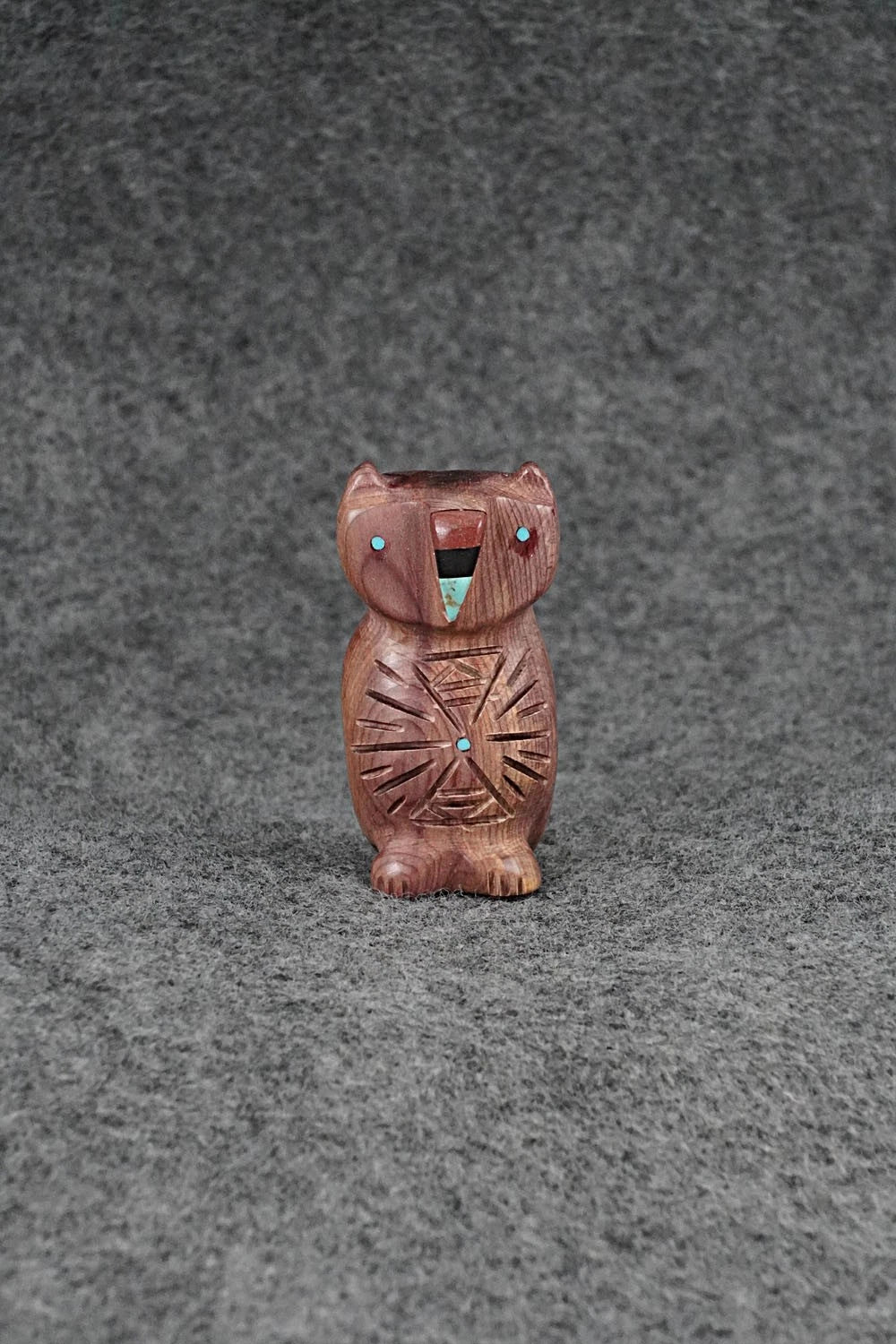 Owl Zuni Fetish Carving - Brandon Phillips
