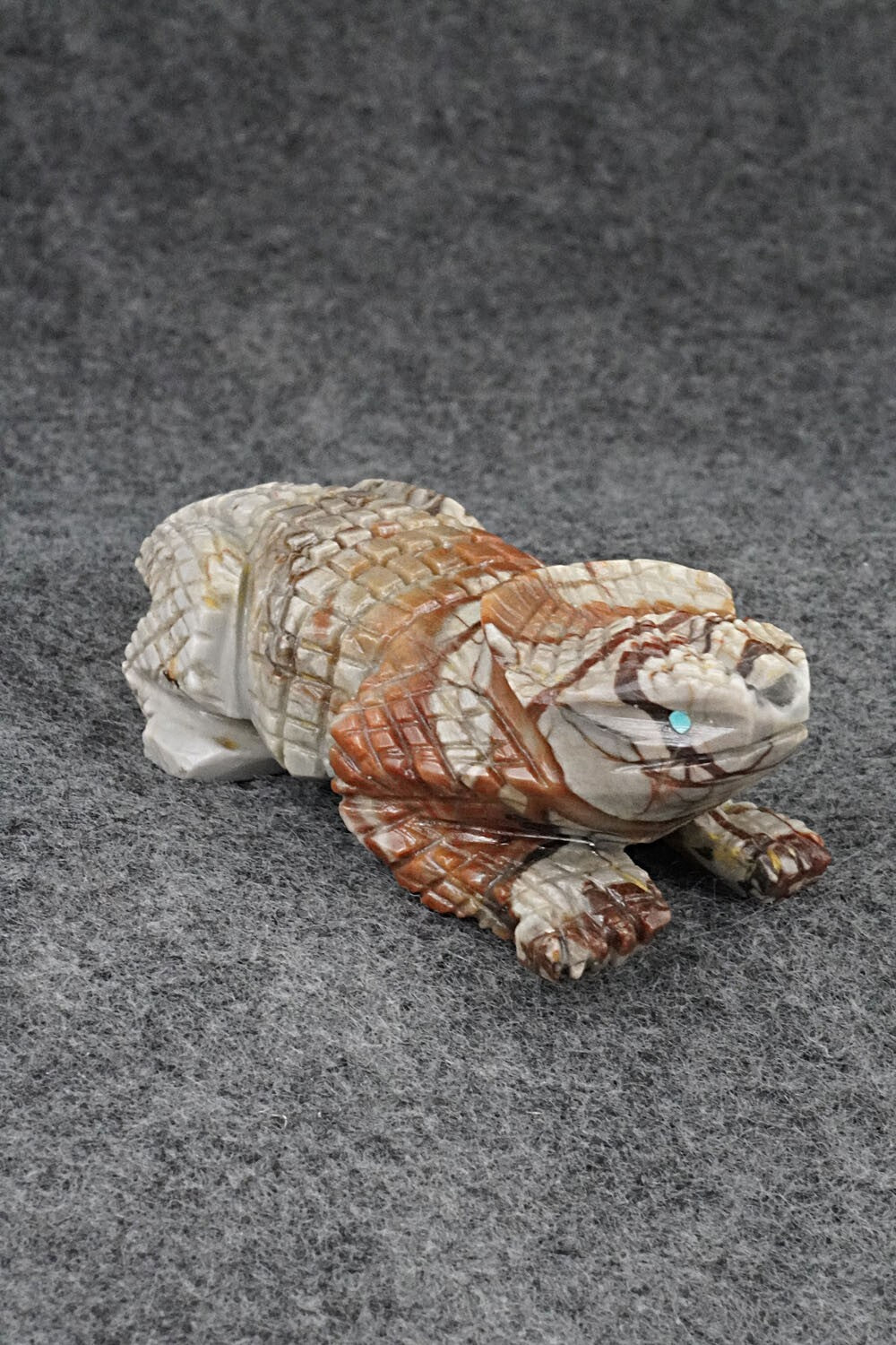 Horned Toad Zuni Fetish Carving - Douglas Martza