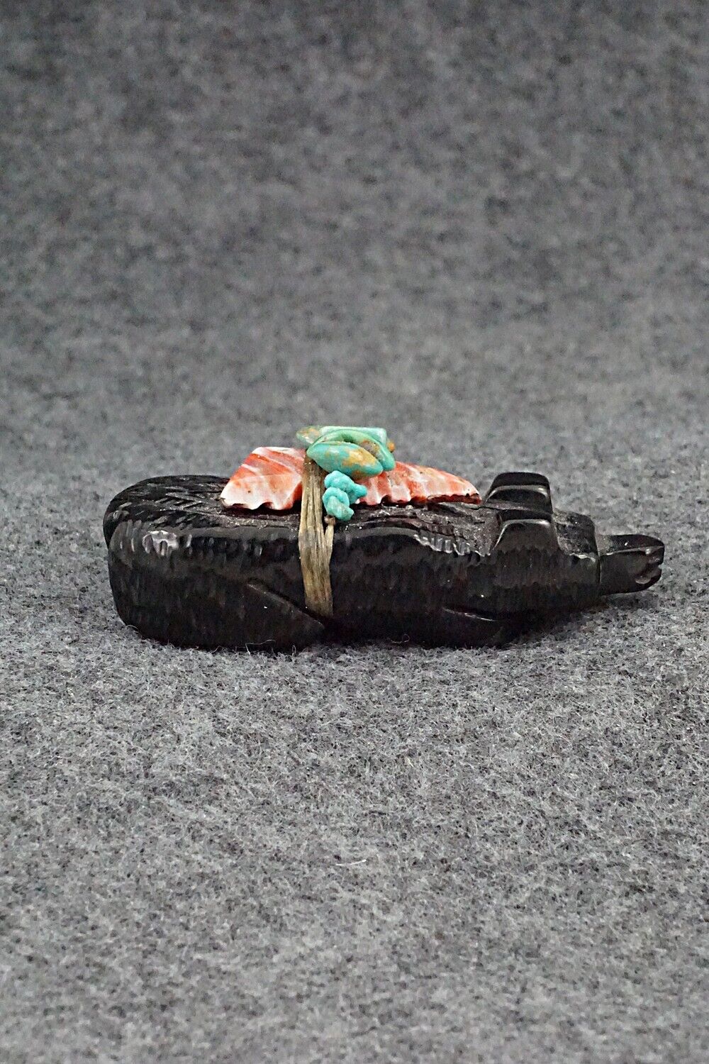 Badger Zuni Fetish Carving - Danny Lonjose