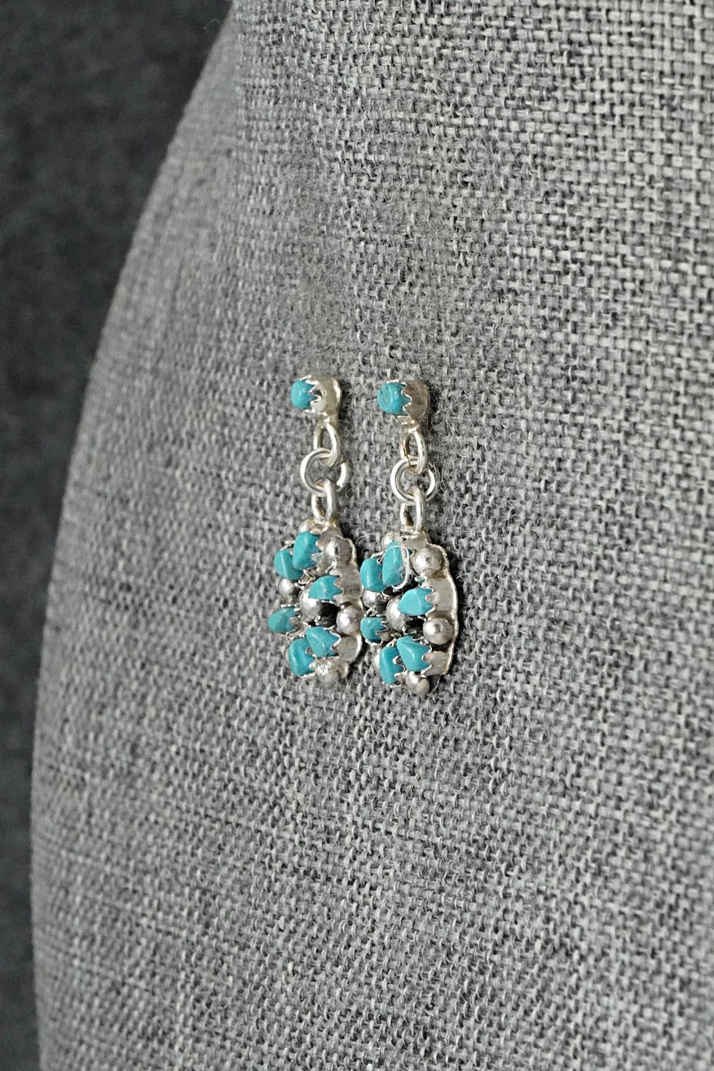 Turquoise & Sterling Silver Earrings - Tricia Leekity