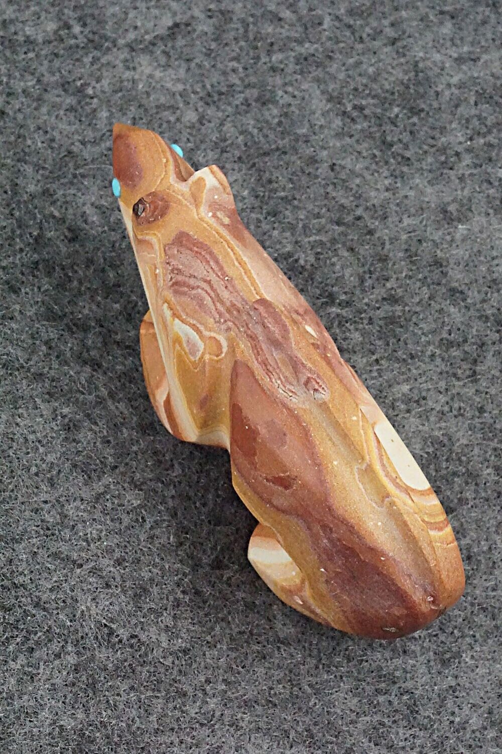 Mountain Lion Zuni Fetish Carving - Ronnie Lunasee