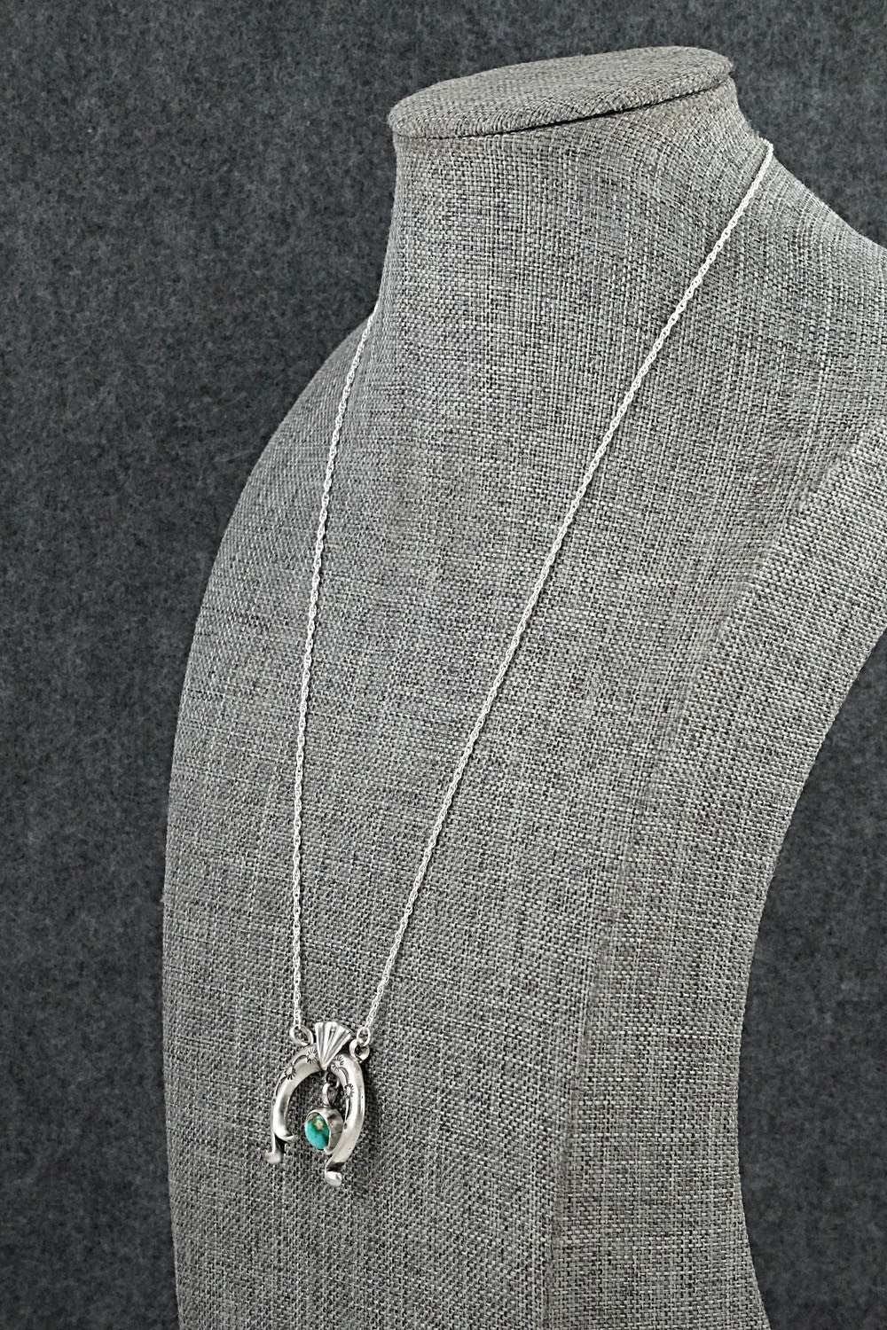 Turquoise & Sterling Silver Necklace - Gary Shorty