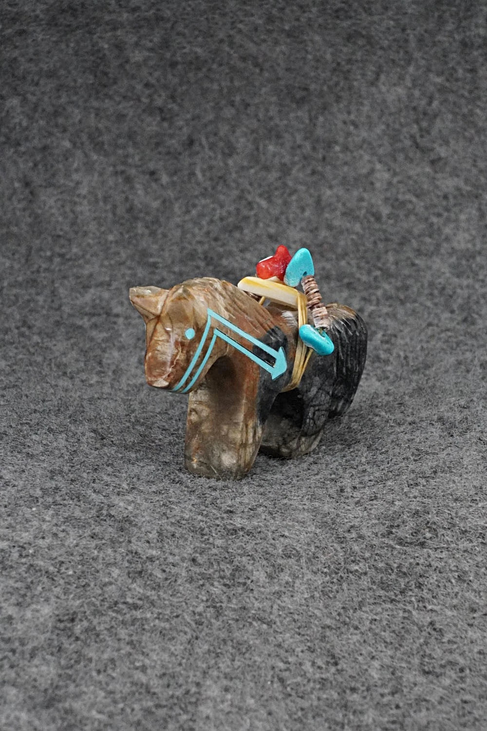 Horse Zuni Fetish Carving - Rodney Laiwakete