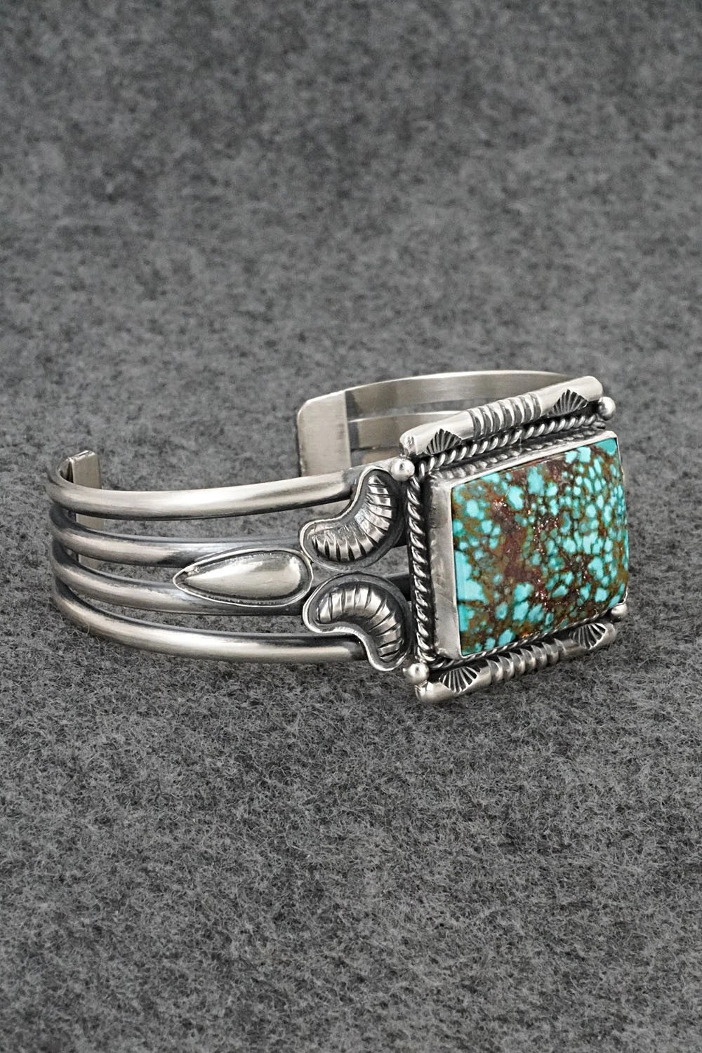 Turquoise & Sterling Silver Bracelet - Derrick Gordon