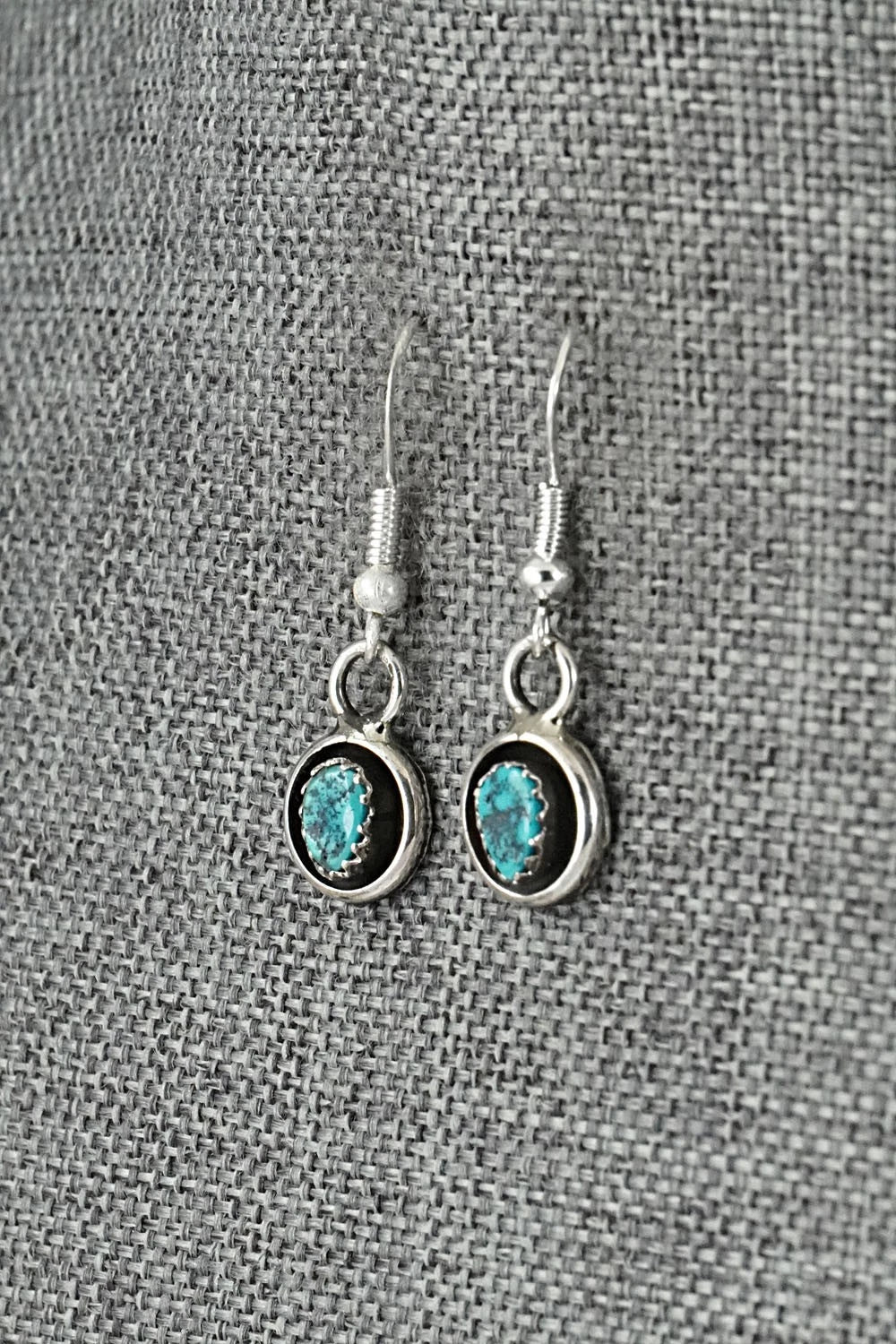 Turquoise & Sterling Silver Squash Blossom Set - Phil Garcia