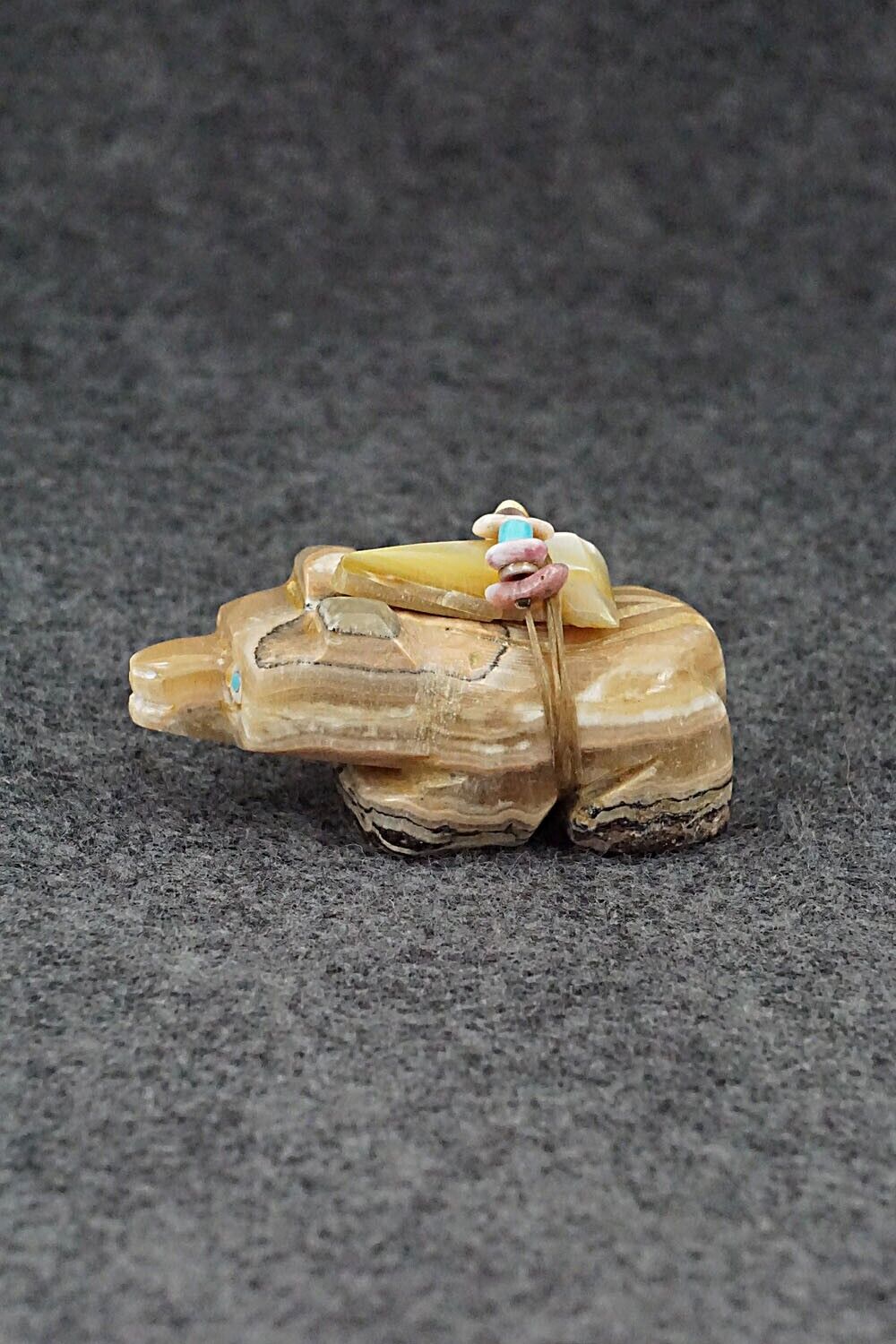 Badger Zuni Fetish Carving - Danny Lonjose