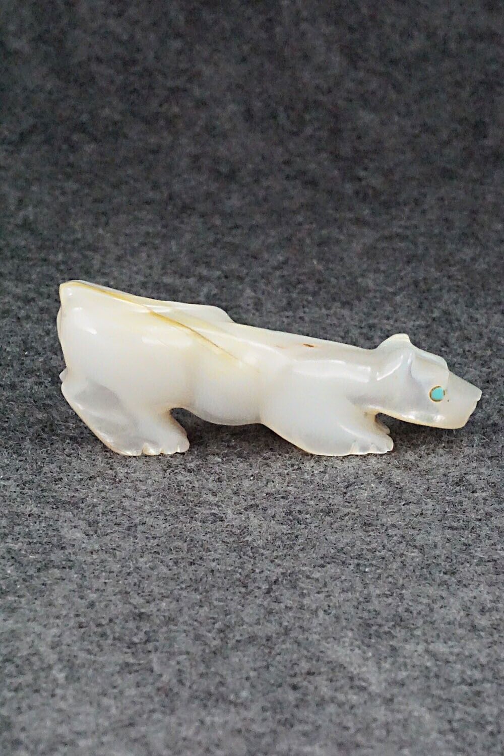 Mountain Lion Zuni Fetish Carving - Andres Quandelacy
