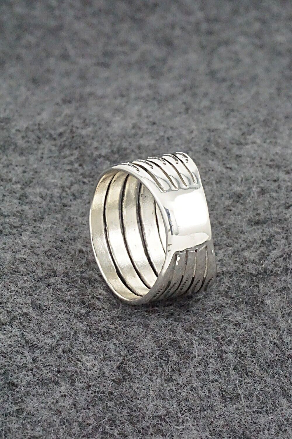 Sterling Silver Ring - Raymond Coriz - Size 8.5