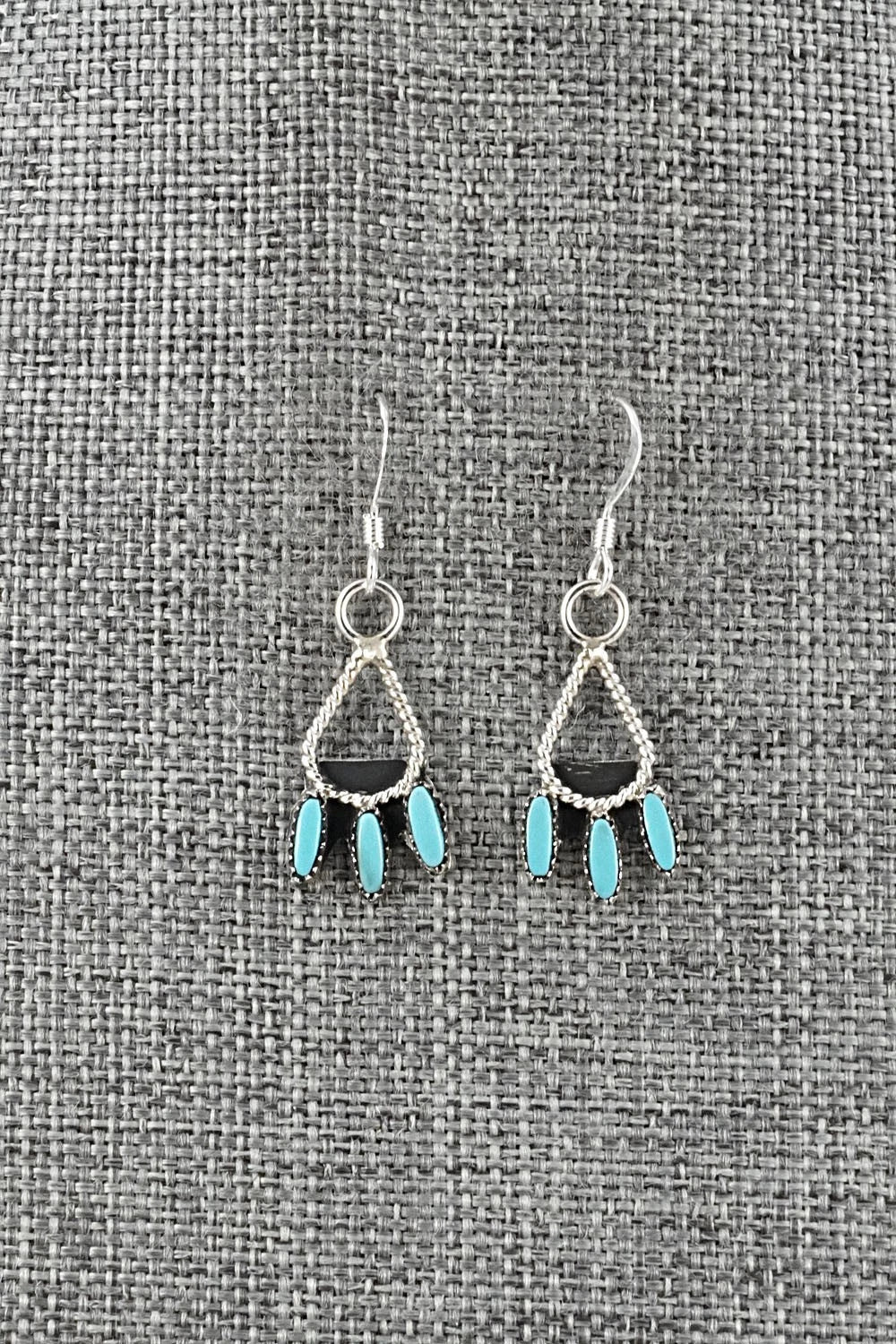 Turquoise & Sterling Silver Necklace Set - Evonne Hustito