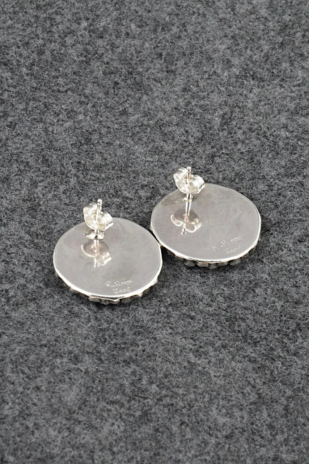 Turquoise & Sterling Silver Earrings - Randy Hooee