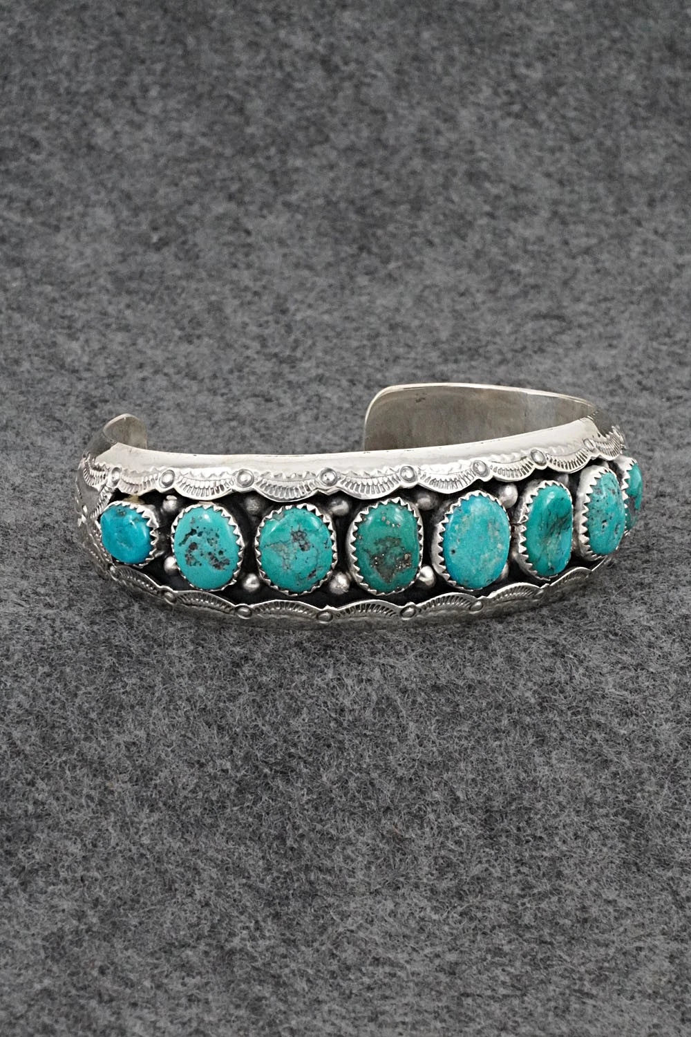 Turquoise & Sterling Silver Bracelet - Wilbert Muskett Sr.