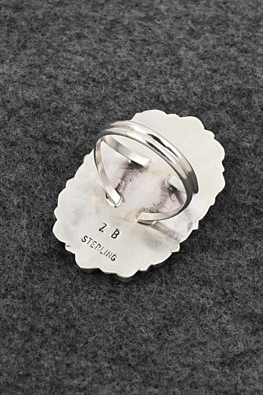 Turquoise & Sterling Silver Ring - Zeita Begay - Size 8