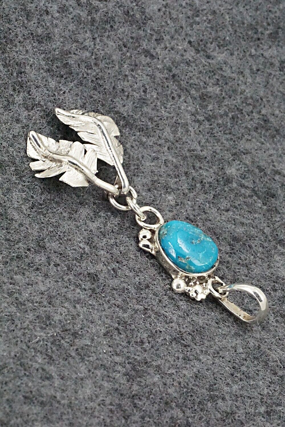 Turquoise & Sterling Silver Pendant - Tammy Deysee