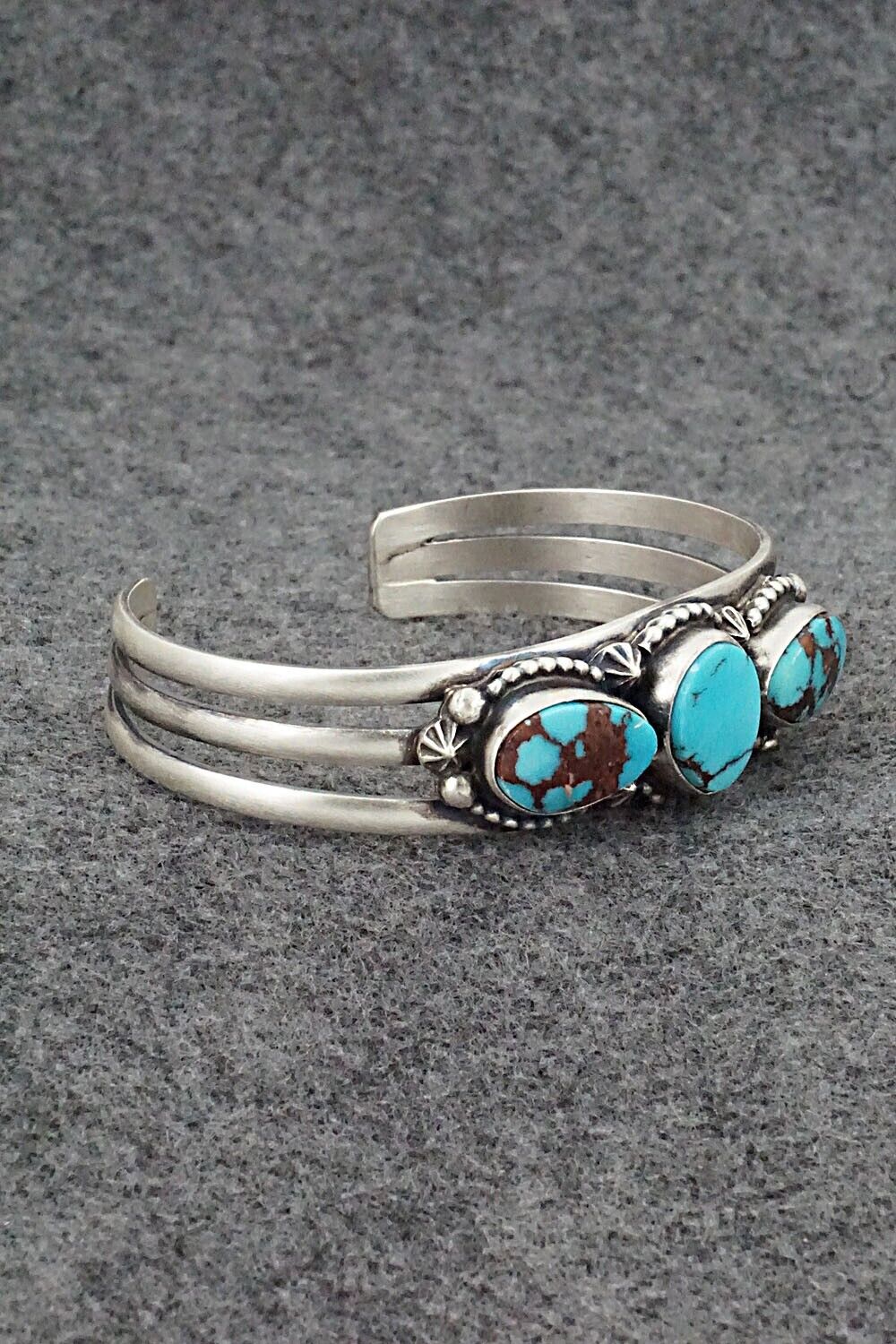 Turquoise & Sterling Silver Bracelet - Darrin Livingston