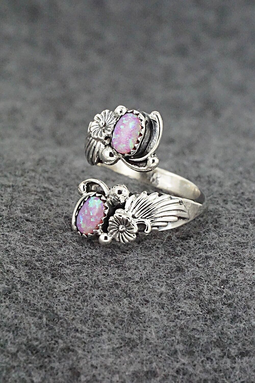 Opalite & Sterling Silver Ring - Etta Belin - Size 8