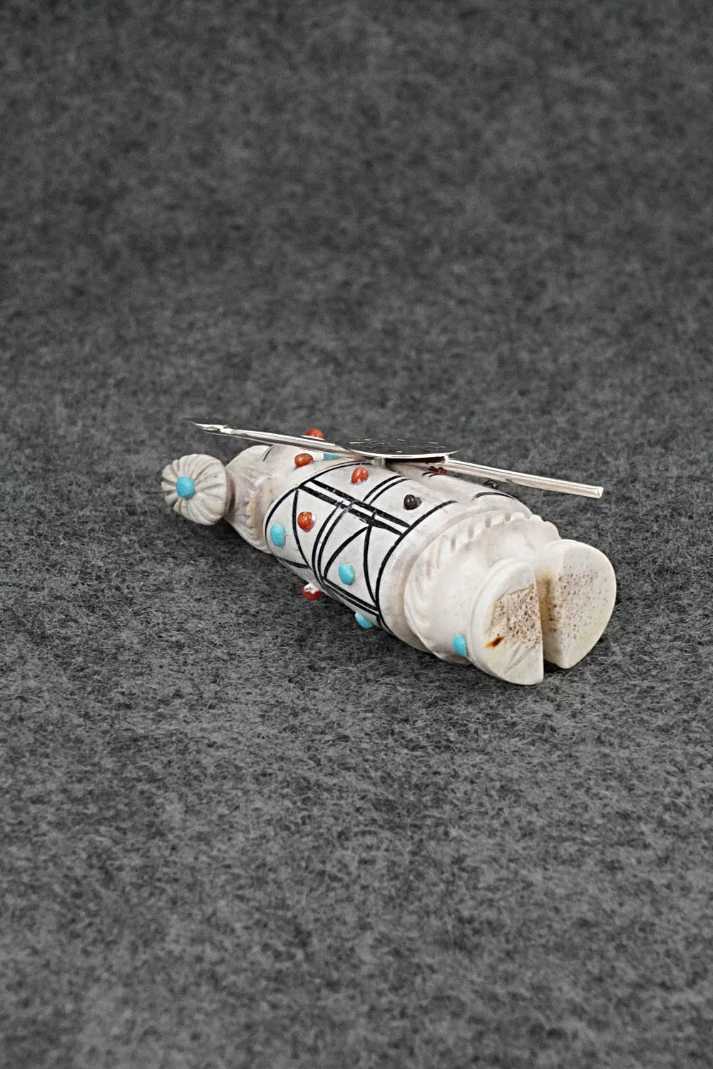 Warrior Zuni Fetish Carving - Claudia Peina