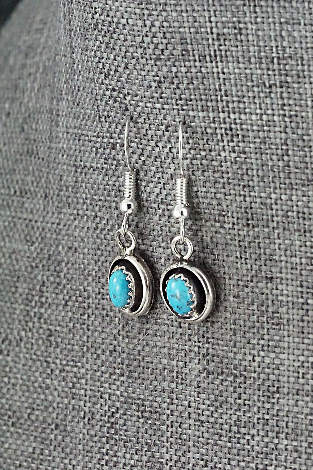 Turquoise & Sterling Silver Mini Squash Blossom Set - Phil Garcia