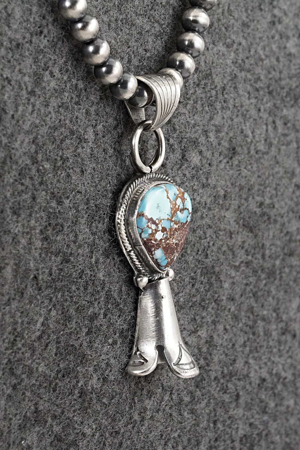 Turquoise & Sterling Silver Necklace - Sharon McCarthy