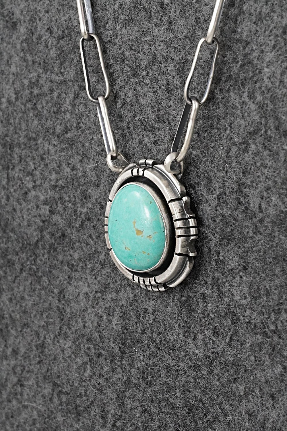 Turquoise & Sterling Silver Necklace - Daniel Benally