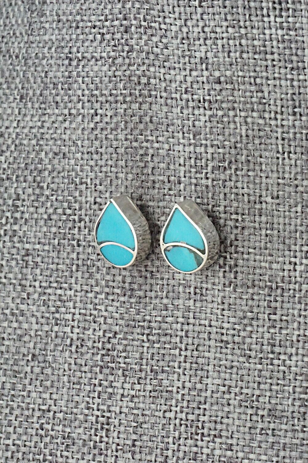 Turquoise & Sterling Silver Earrings - Lynelle Johnson