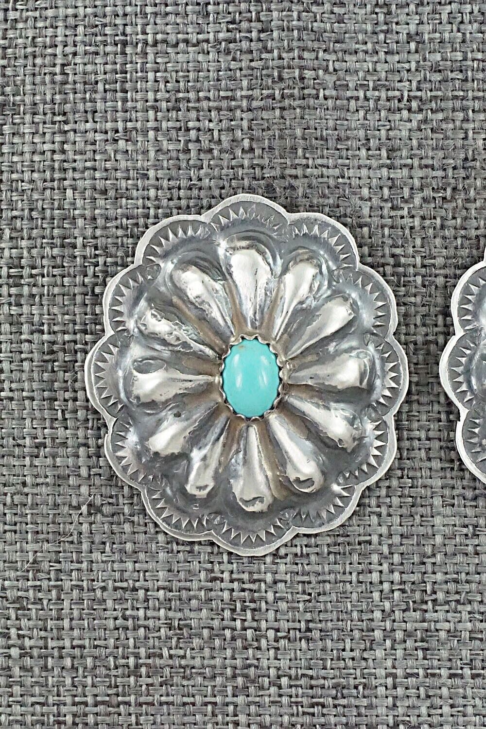 Turquoise & Sterling Silver Earrings - Rita Lee