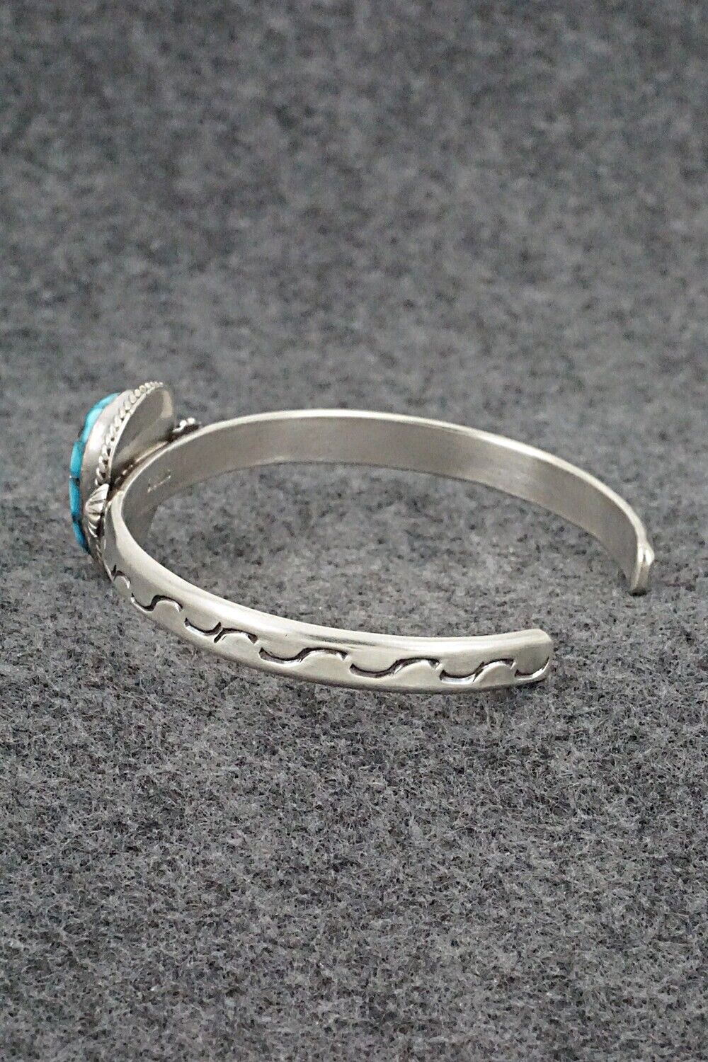 Turquoise & Sterling Silver Bracelet - Samuel Yellowhair