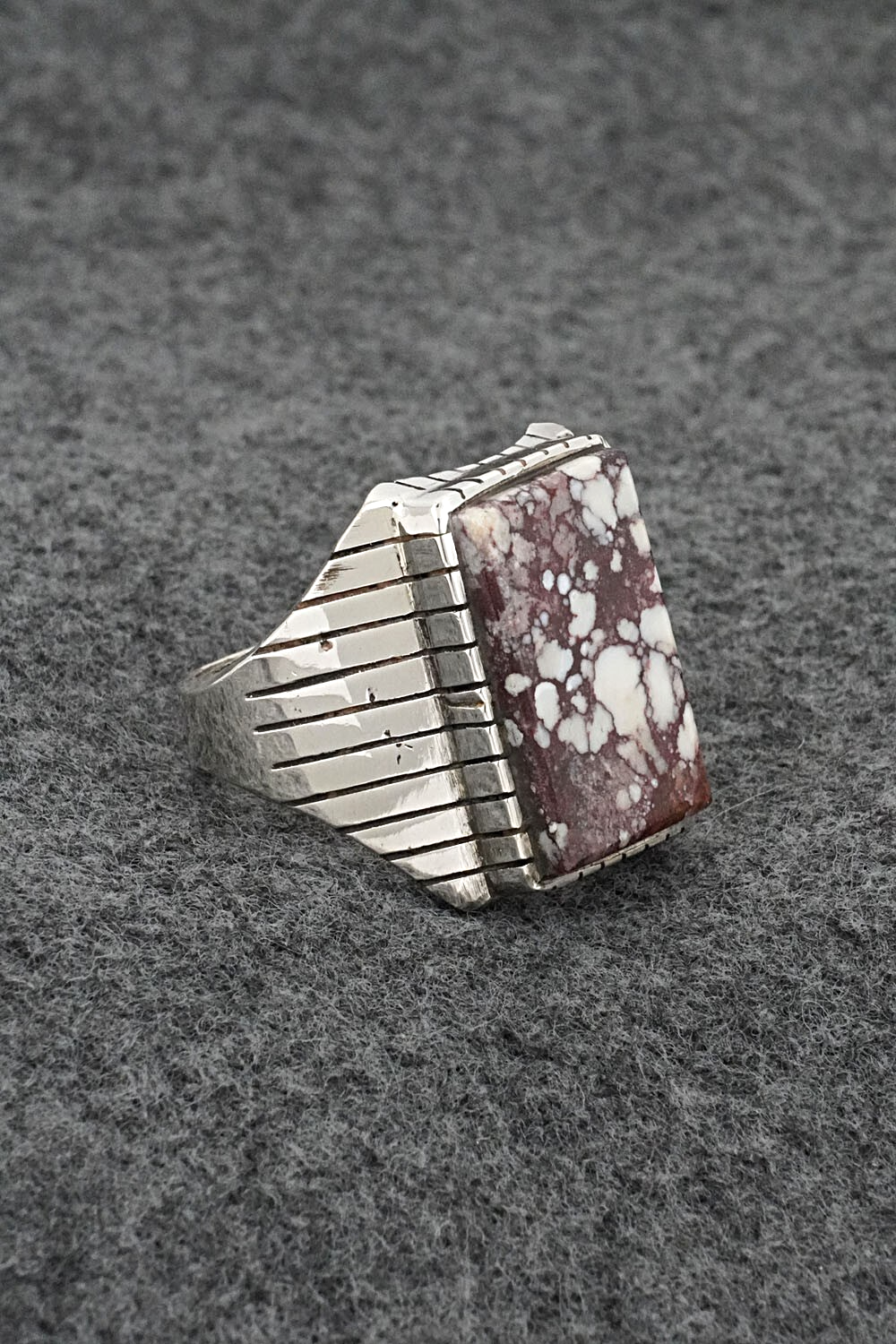 Wild Horse & Sterling Silver Ring - Trevor Jack - Size 12.5