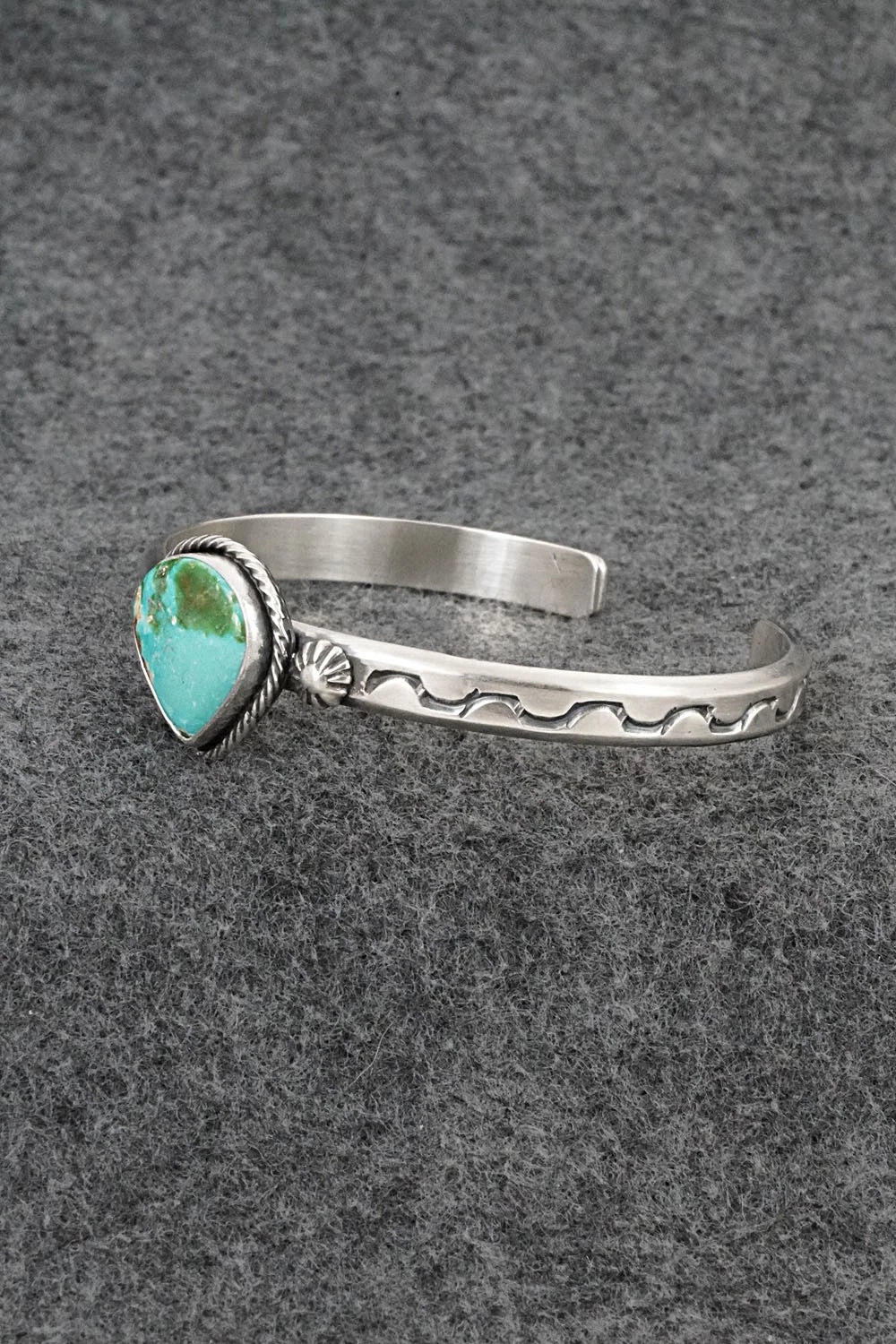 Turquoise & Sterling Silver Bracelet - Samuel Yellowhair