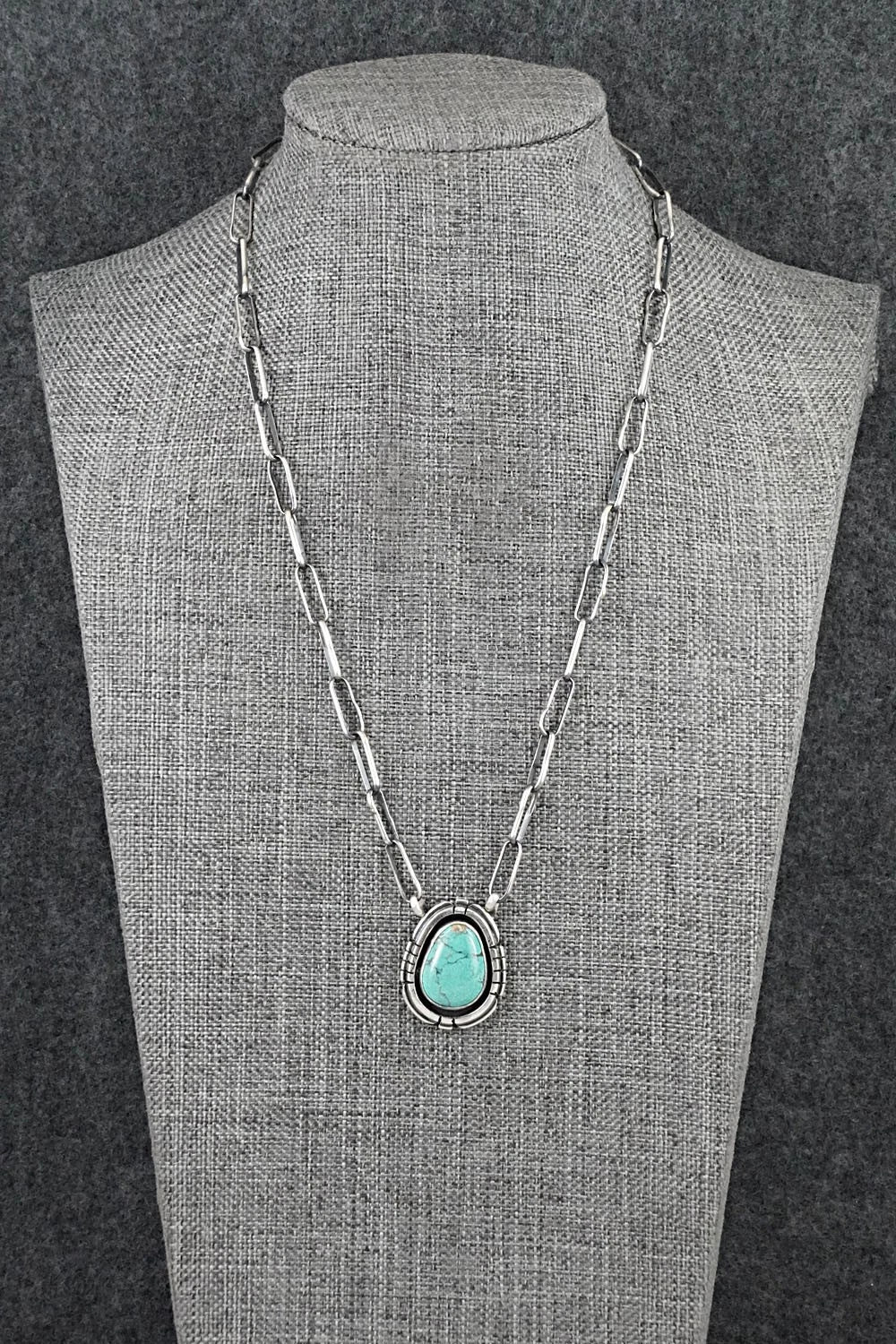 Turquoise & Sterling Silver Necklace - Daniel Benally