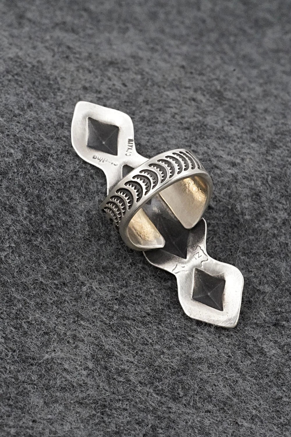 Sterling Silver Ring - Calvin Martinez - Size 8