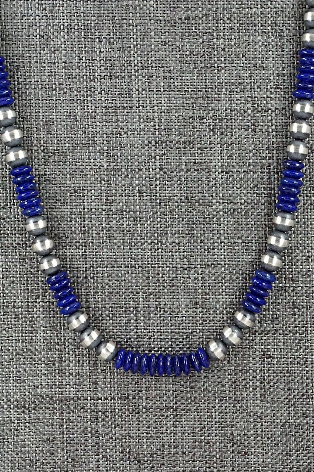 Lapis & Sterling Silver Necklace - Doreen Jake