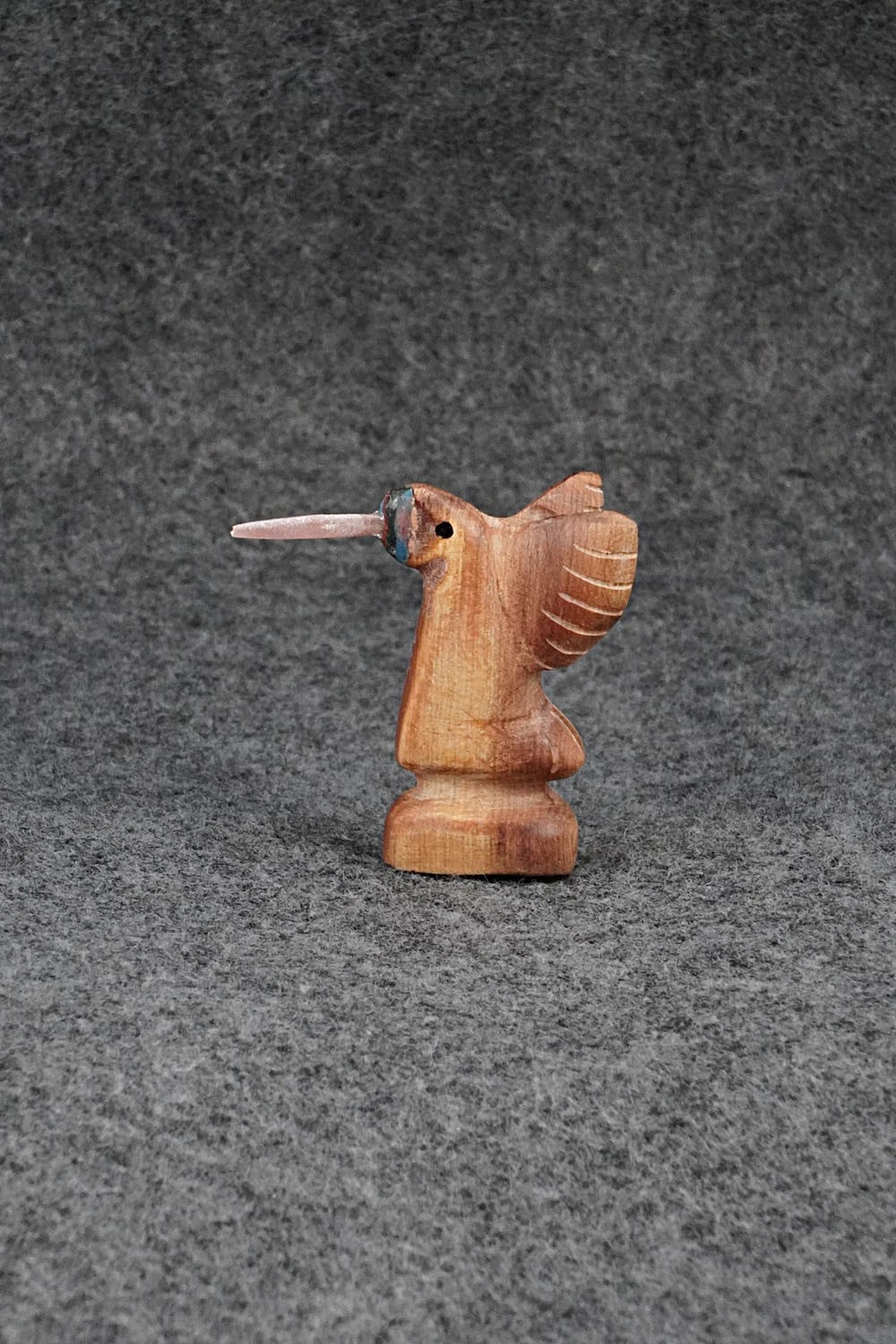 Hummingbird Zuni Fetish Carving - Justin Red Elk