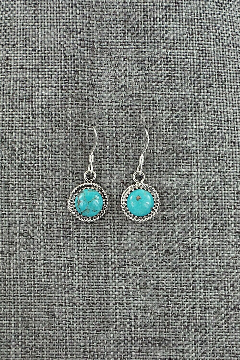 Turquoise & Sterling Silver Earrings - Sharon McCarthy