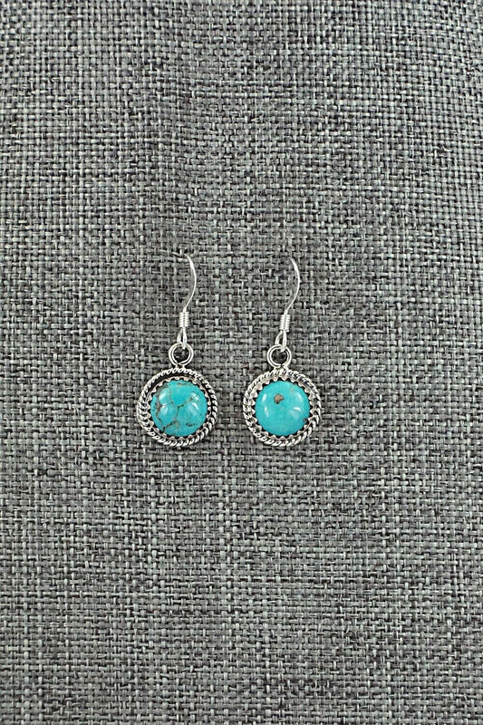 Turquoise & Sterling Silver Earrings - Sharon McCarthy