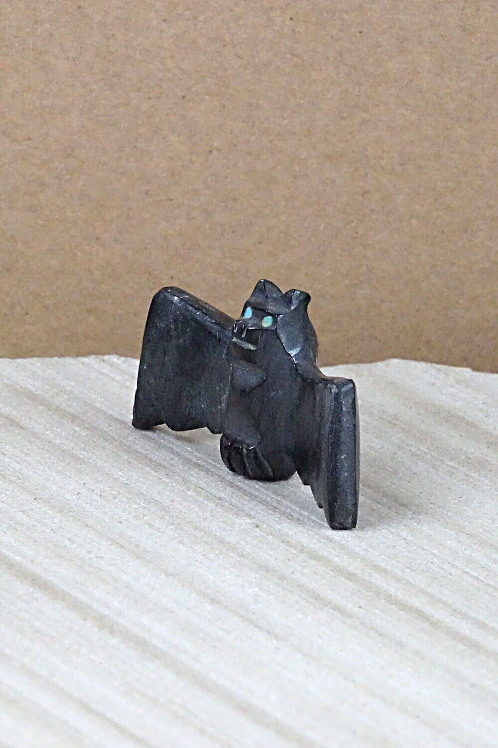 Bat Zuni Fetish Carving - Tim Lementino