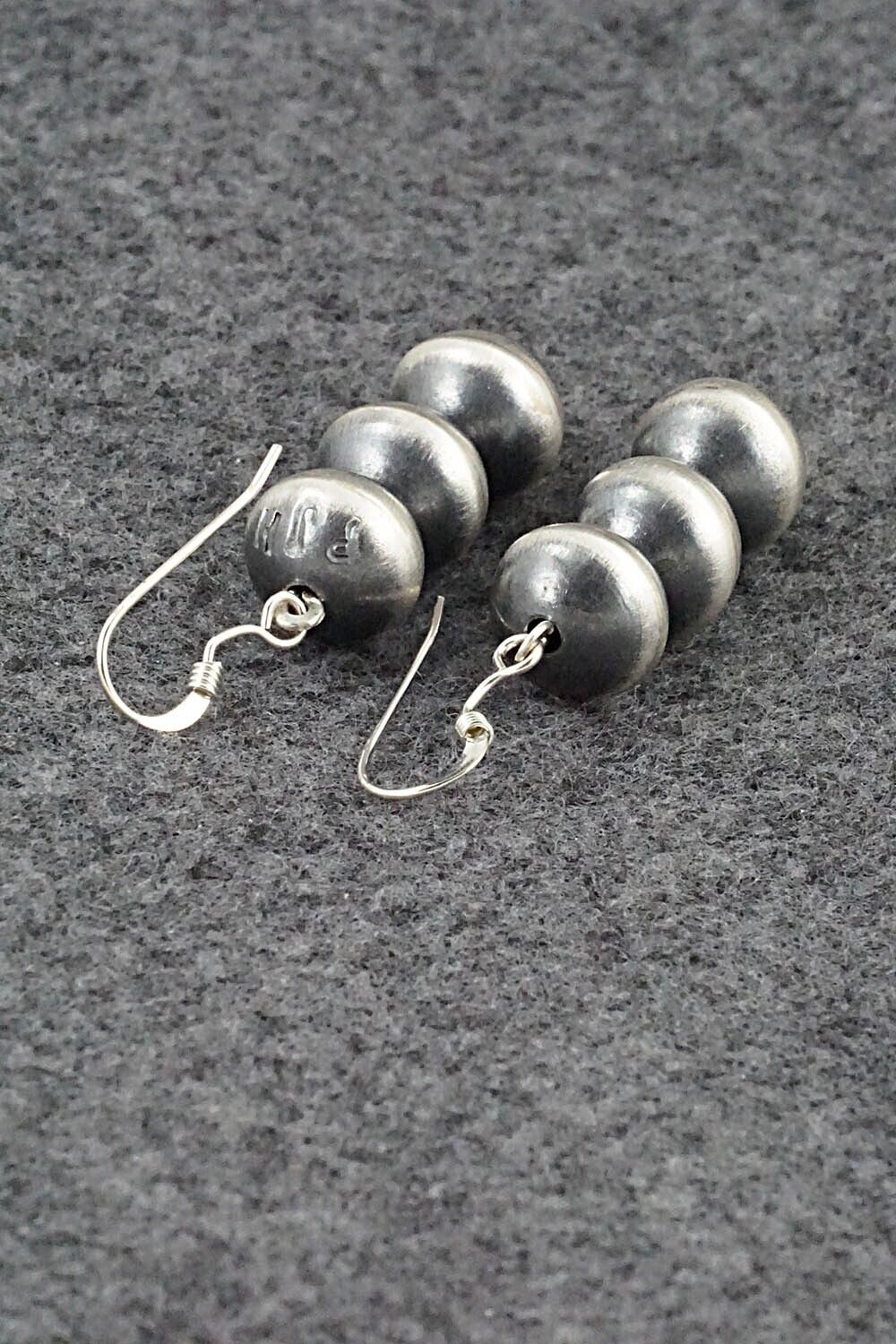 Sterling Silver Navajo Pearl Earrings - Preston Haley